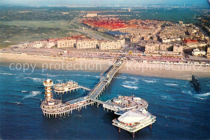 Scheveningen Seebruecke Fliegeraufnahme