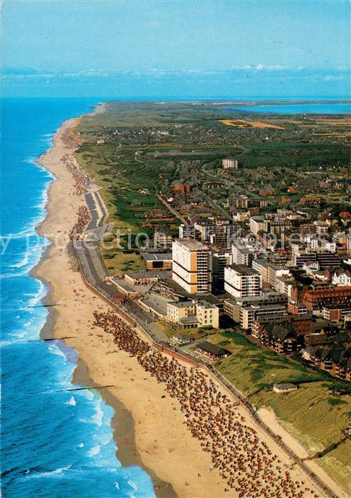 Westerland Sylt Nordseeheilbad Fliegeraufnahme