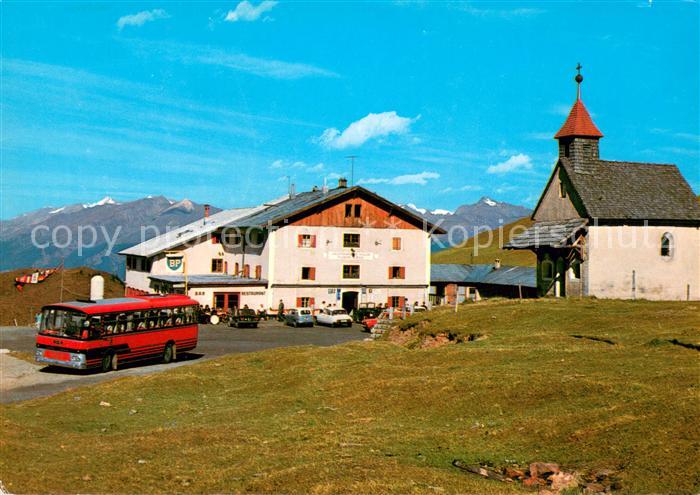 Passo del Giovo Jaufenpass Berggasthof Kapelle Gebirgspass
