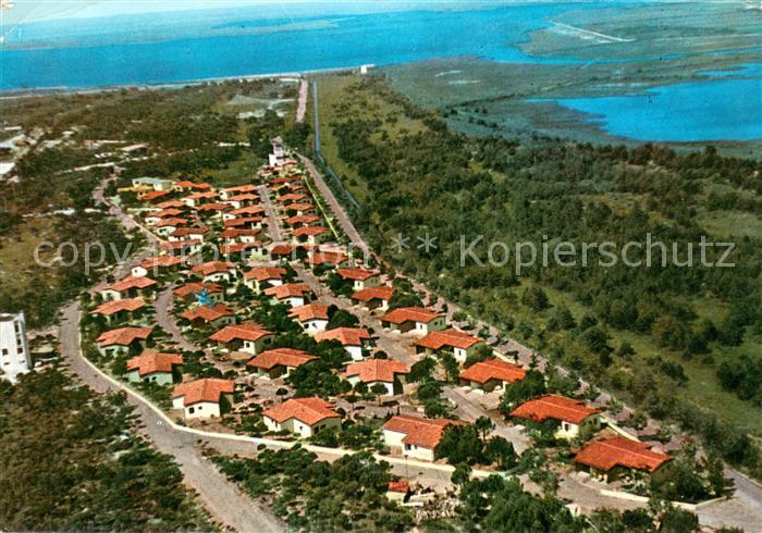 Bibione Pineda Villaggio Turistico Feriendorf Bungalows Fliegeraufnahme