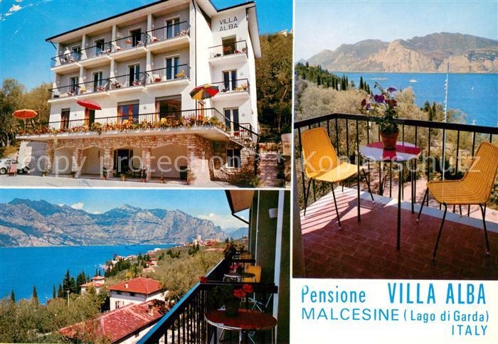 Malcesine Lago di Garda Pensione Villa Alba Gardasee