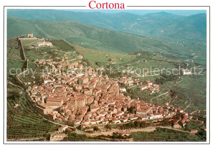 Cortona Fliegeraufnahme