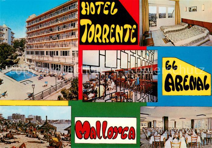 El Arenal Mallorca Hotel Torrente Restaurant Bar Swimming Pool Strand