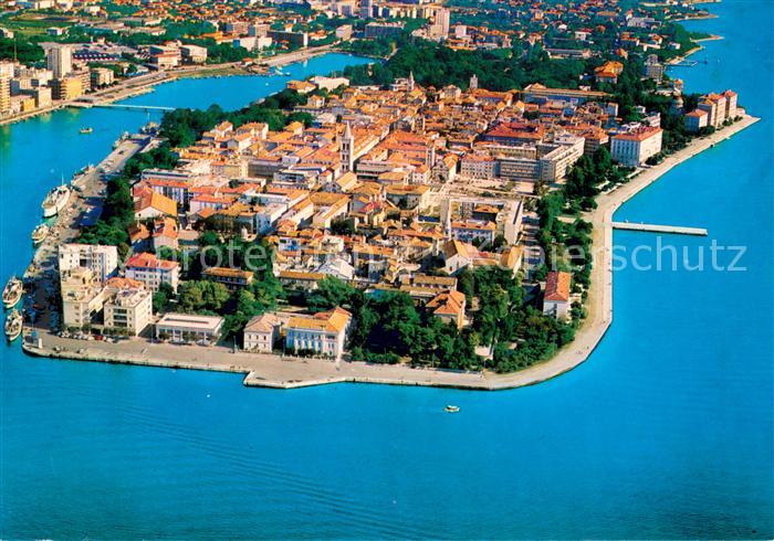 Zadar Zadra Zara Fliegeraufnahme