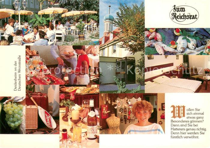 Deidesheim Hatterers Hotel Elsaesser Restaurant Zum Reichsrat