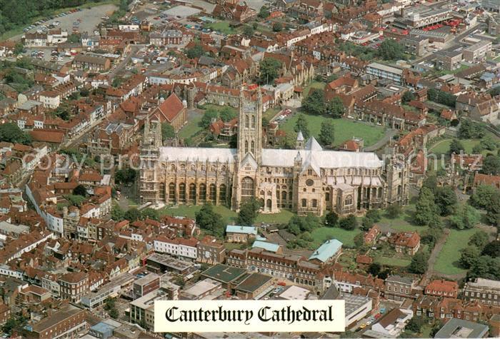 Canterbury Kent Cathedral Fliegeraufnahme