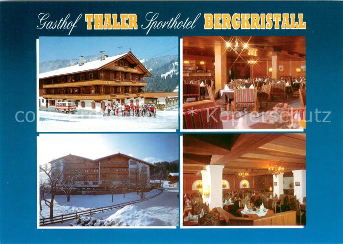 Oberau Wildschoenau Tirol Gasthof Pension Thaler Gastraeume