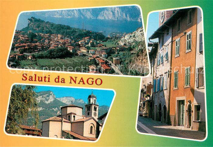 Nago Lago di Garda Fliegeraufnahme Kirche Ortsmotiv