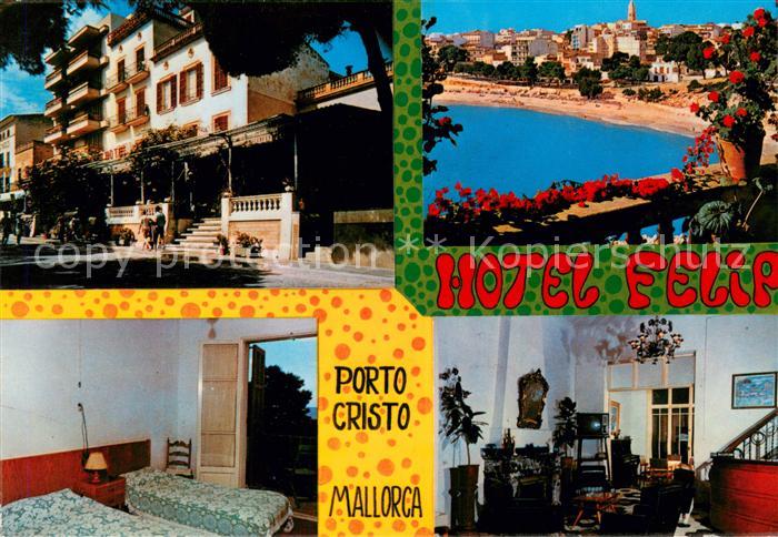 Porto Cristo Mallorca Hotel Felip Gaestezimmer Gaststube Panorama