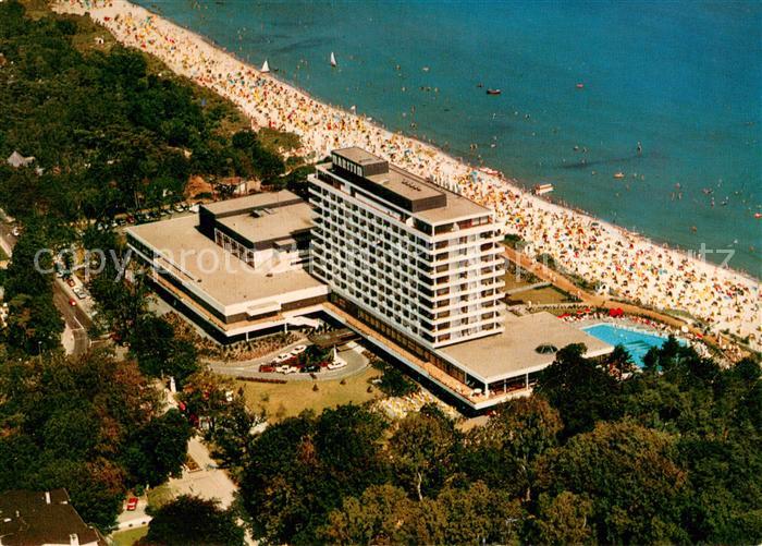 Timmendorfer Strand Hotel Maritim mit Kongresshalle Fliegeraufnahme