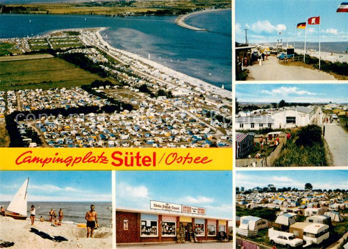 Suetel Campingplatz Fliegeraufnahme Strandpromenade Kiosk Gaststaette