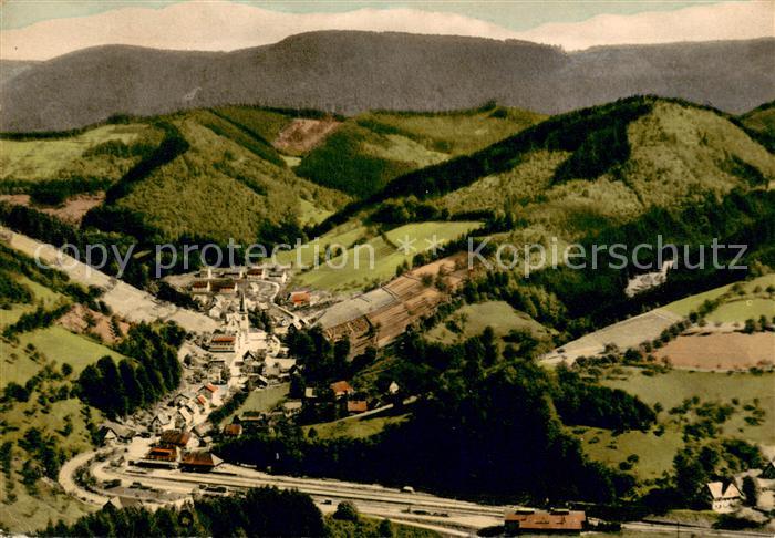 Bad Griesbach Schwarzwald  Mineral- und Moorbad Fliegeraufnahme