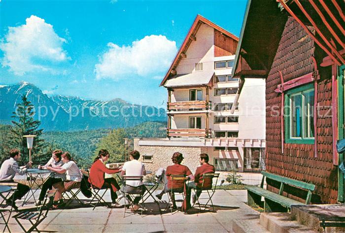 Predeal Hotel Trei brazi Terrasse