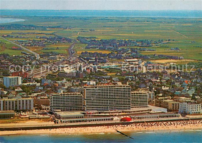 Westerland Sylt Kurzentrum Nordseeheilbad Fliegeraufnahme