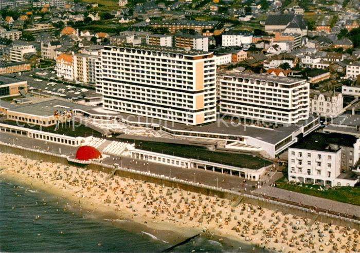 Westerland Sylt Kurzentrum Nordseeheilbad Fliegeraufnahme