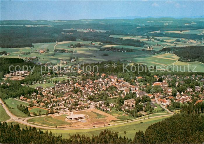 Koenigsfeld Schwarzwald Heilklimatischer Kneippkurort Fliegeraufnahme