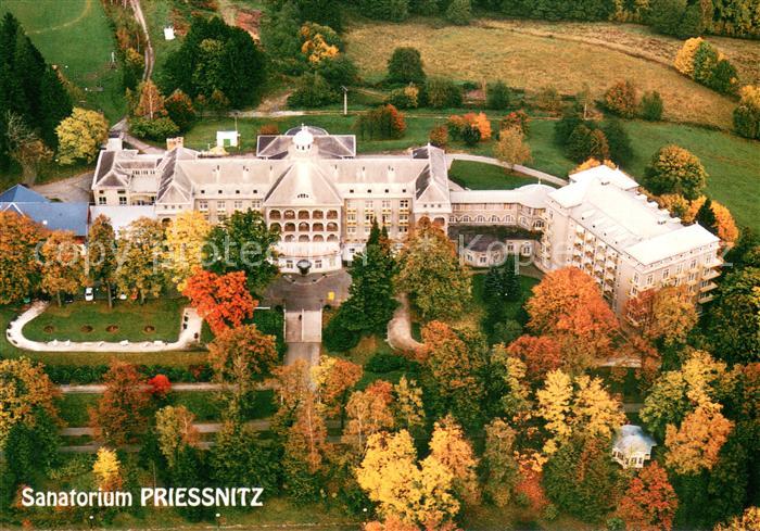 Jesenik Sanatorium Priessnitz Fliegeraufnahme