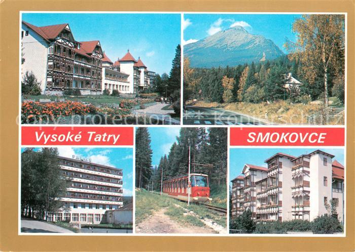 Vysoke Tatry Tatransky narodny park Hotels Zahnradbahn Hohe Tatra Nationalpark