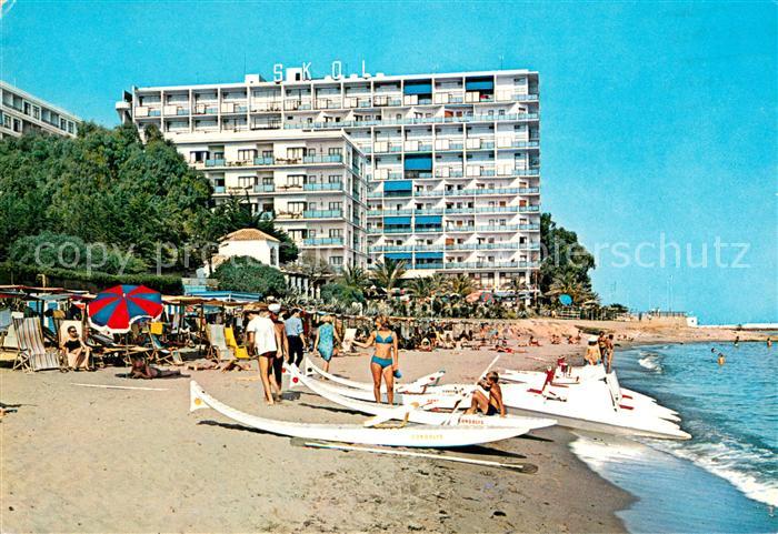 Marbella Andalucia Hotel Skol desde la playa