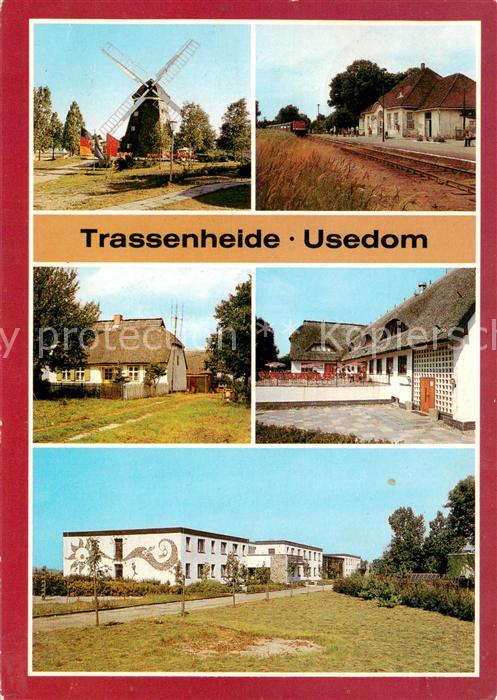 Trassenheide Usedom Muehle Jugenderholungszentrum des VEB Carl Zeiss Jena Bahnho