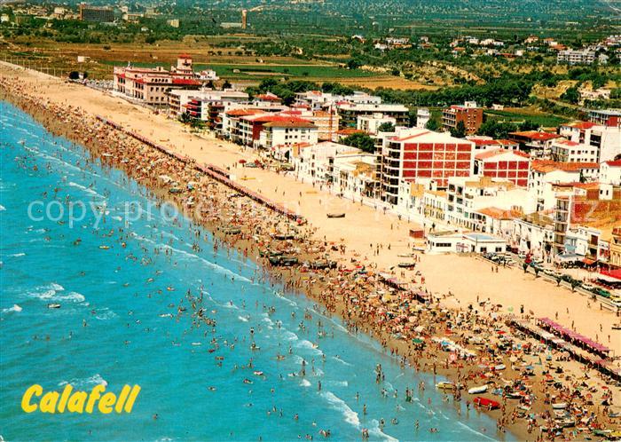 Calafell Strand Hotels Fliegeraufnahme