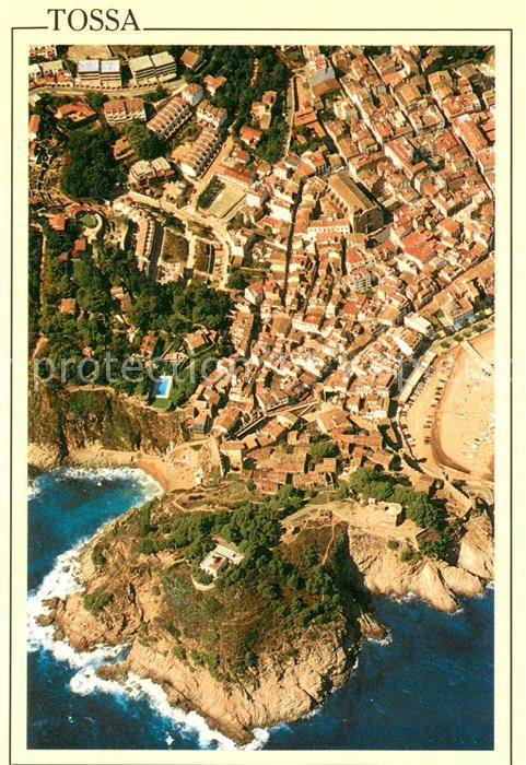 Tossa de Mar Fliegeraufnahme