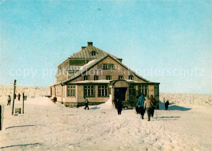 Karpacz Schronisko PTTK pod Sniezka Karkonosze Bergbaude Riesengebirge im Winter