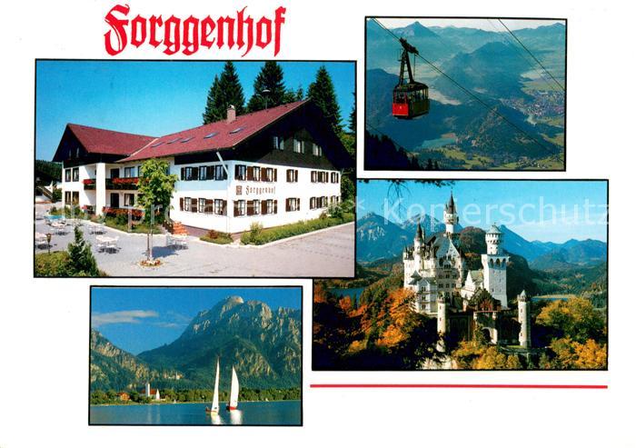 Ussenburg Tagungs- und Begegnungsstaette Forggenhof Bergbahn Forggensee Schloss