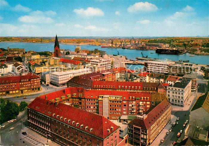 Kiel Panorama Blick auf Stadt und Hafen