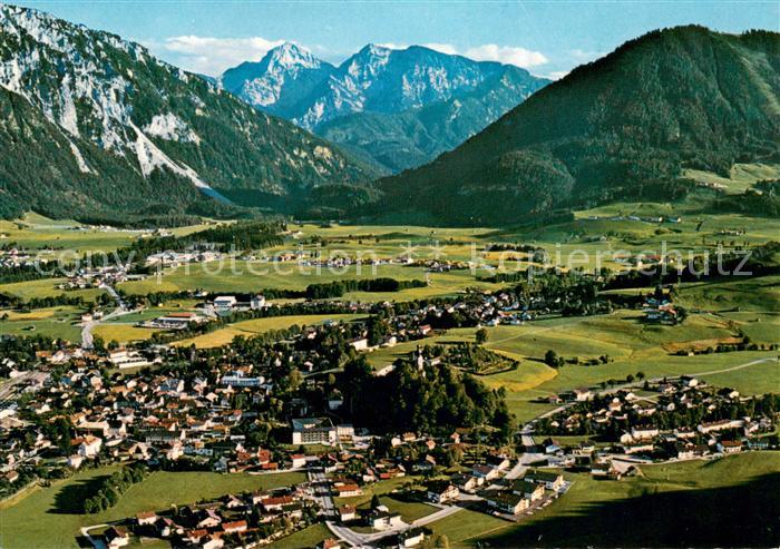 Ruhpolding mit Sonntagshorn Reifelberge und Unternberg Chiemgauer Alpen Fliegera