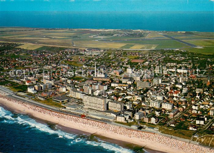 Westerland Sylt Nordseeheilbad Fliegeraufnahme