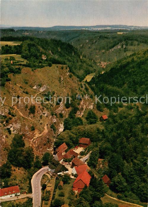 Weihersmuehle Weismain Gasthof Pension Forelle Kleinziegenfelder Tal Fliegeraufn