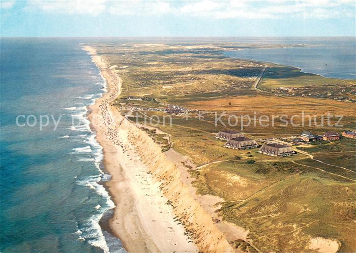 Kampen Sylt Nordseebad Fliegeraufnahme