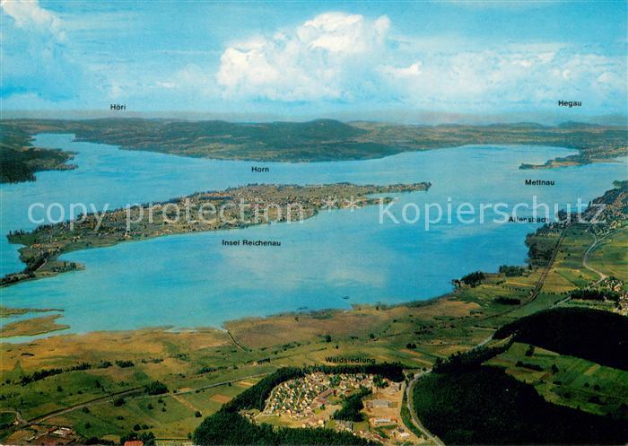 Insel Reichenau Fliegeraufnahme