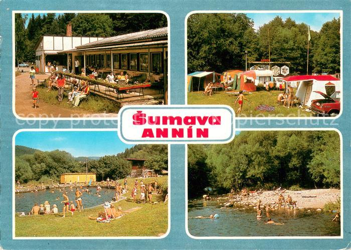 Sumava Czechia Annin Autocamping Gaststaette Badestrand