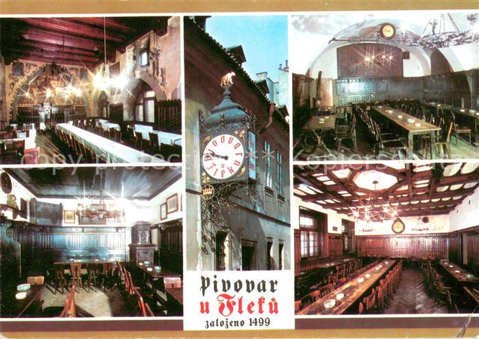 Praha Prahy Prague Pivovar u Fleku Brauerei Gaststaette