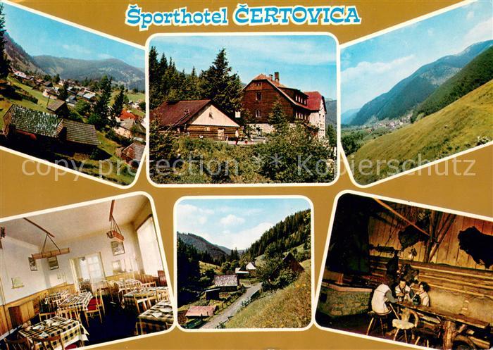 Nizna Boca Sporthotel Certovica Landschaftspanorama Niedere Tatra