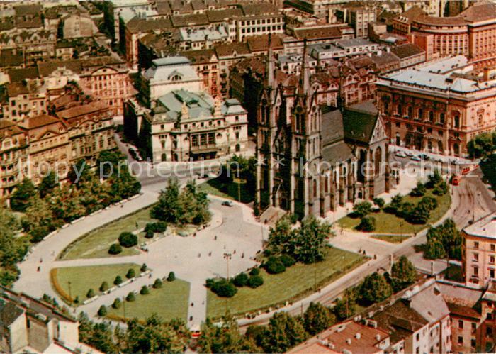 Praha Prahy Prague Namesti Miru Platz des Friedens Fliegeraufnahme