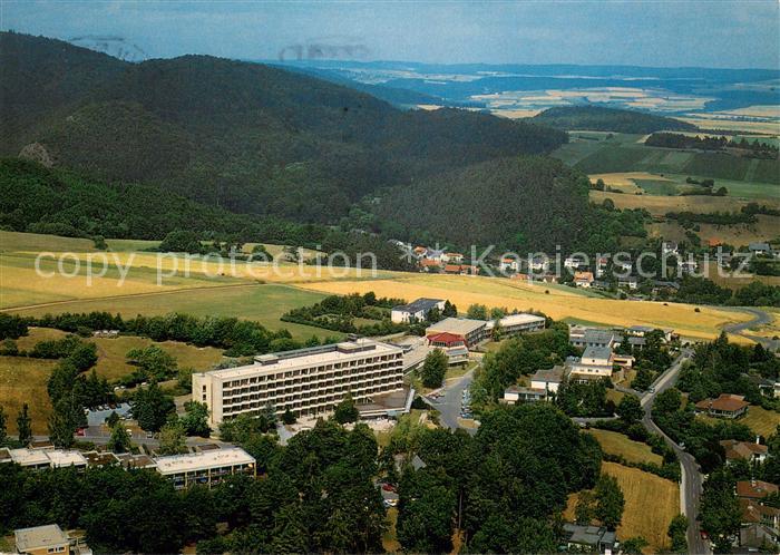 Bad Wildungen Rheumaklinik der LVA Oldenburg Bremen Fliegeraufnahme