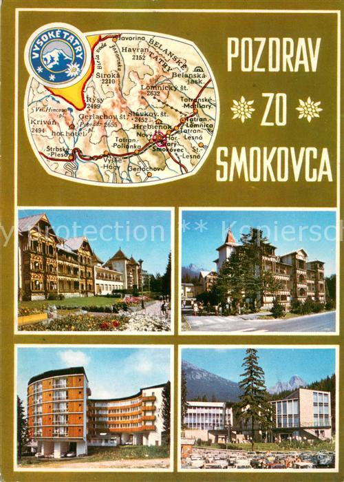 Novy Smokovec Kupelna osada Noveho Smokovca Hotel Park od Vychodu Stary Smokovec