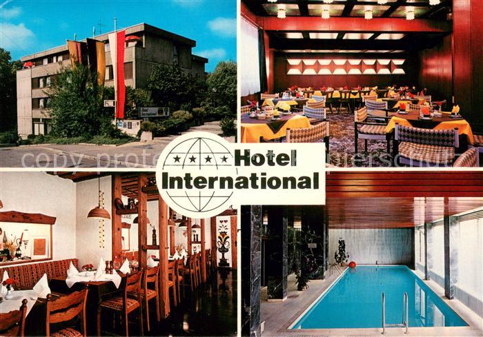Goeppingen Hotel International Speisesaal Gastraum Hallenbad