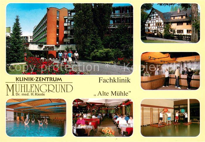 Reinhardshausen Klinik Zentrum Muehlengrund Fachklinik Alte Muehle Hallenbad Bar