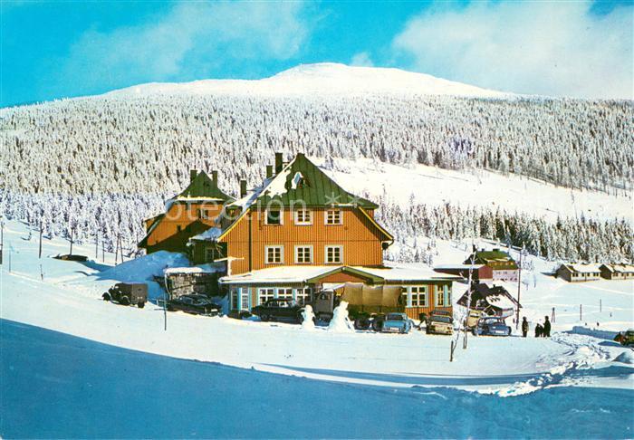 Spindleruv Mlyn Spindlermuehle Militaererholungsheim unterhalb des Gipfels Maly
