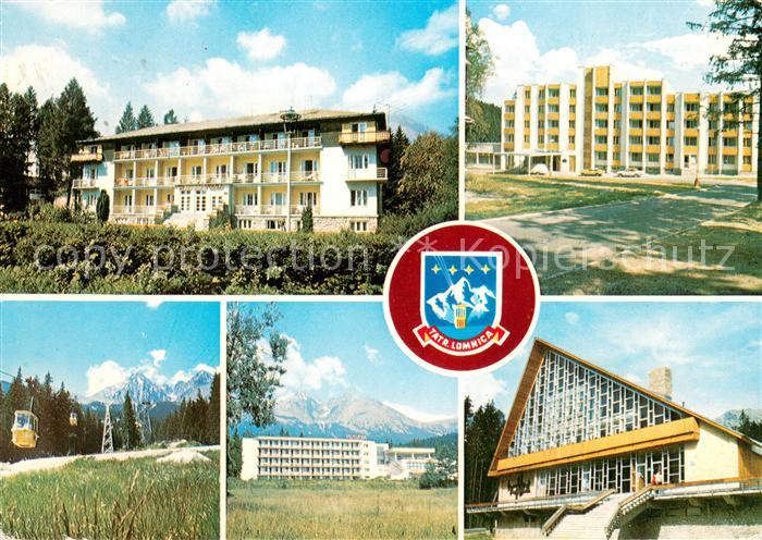 Tatranska Lomnica Zotavovna ROH Volga Hotel Berghotel Bergbahn Hohe Tatra