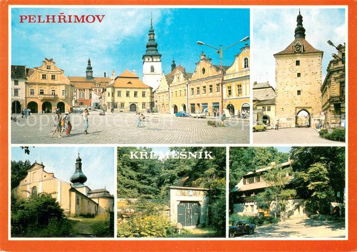 Pelhrimov Pilgram Marktplatz Tor Kremesnik Erholungsheim Kirche