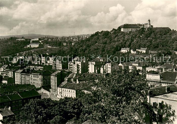 Brno Bruenn Stadtpanorama mit Blick zum Schloss