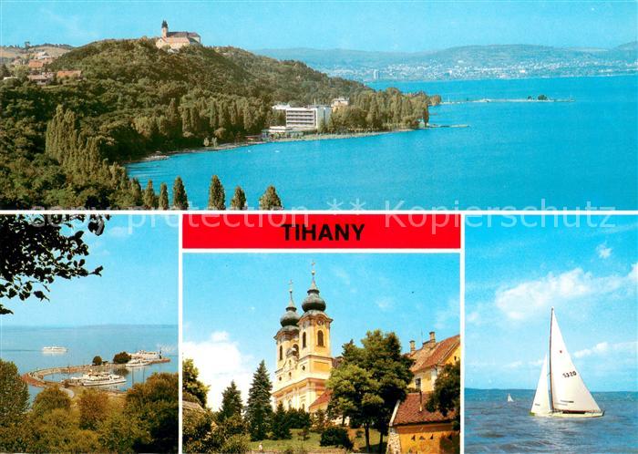 Tihany Panorama Halbinsel Plattensee Kirche Segeln