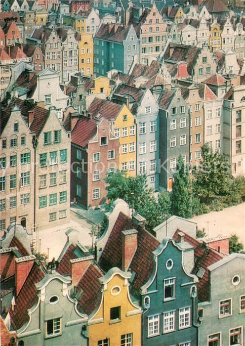 Gdansk Kamieniczki gdanskie Mietshaeuser Altstadt
