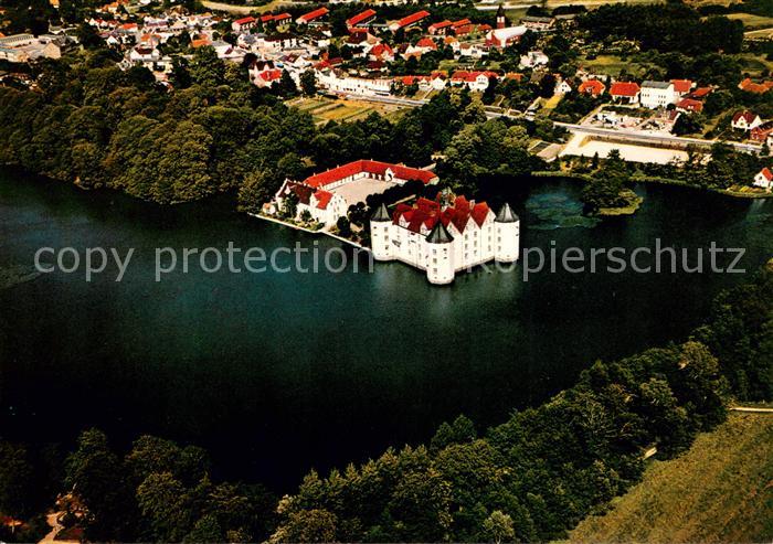 Gluecksburg Ostseebad Wasserschloss Fliegeraufnahme