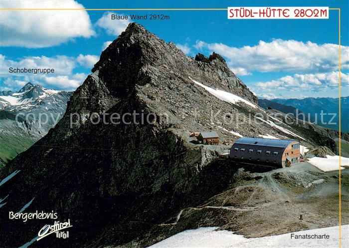 Kals Grossglockner Stuedl Huette Berghaus am Aufstieg zum Grossglockner Blaue Wa